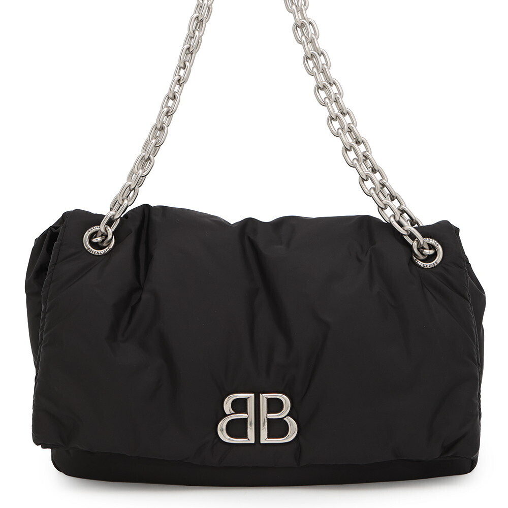 Balenciaga Chain Shoulder Bag Monaco Black